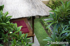 Gazebo in sanur villas